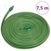 Manguera De Riego 3 Tubos Pvc Verde 7,5 M Vidaxl