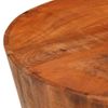 Mesa De Centro De Madera Maciza De Mango Rugosa Ø 52x30 Cm Vidaxl