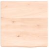 Encimera De Baño Madera Maciza Sin Tratar 40x40x(2-6) Cm Vidaxl