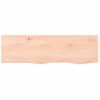 Encimera De Baño Madera Maciza Sin Tratar 100x30x2 Cm Vidaxl