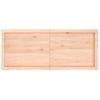 Encimera De Baño Madera Maciza Sin Tratar 120x50x(2-6) Cm Vidaxl