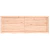 Encimera De Baño Madera Maciza Sin Tratar 140x50x(2-4) Cm Vidaxl