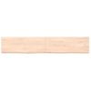 Encimera De Baño Madera Maciza Sin Tratar 160x30x(2-6) Cm Vidaxl