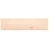 Encimera De Baño Madera Maciza Sin Tratar 160x40x(2-4) Cm Vidaxl