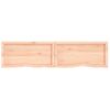 Encimera De Baño Madera Maciza Sin Tratar 160x40x(2-4) Cm Vidaxl