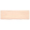 Encimera De Baño Madera Maciza Sin Tratar 160x50x(2-6) Cm Vidaxl