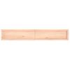 Encimera De Baño Madera Maciza Sin Tratar 180x30x(2-6) Cm Vidaxl