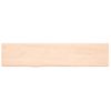 Encimera De Baño Madera Maciza Sin Tratar 180x40x(2-4) Cm Vidaxl