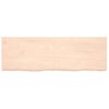 Encimera De Baño Madera Maciza Sin Tratar 180x60x(2-4) Cm Vidaxl