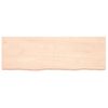 Encimera De Baño Madera Maciza Sin Tratar 180x60x(2-6) Cm Vidaxl