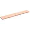 Encimera De Baño Madera Maciza Sin Tratar 200x30x(2-6) Cm Vidaxl