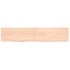 Encimera De Baño Madera Maciza Sin Tratar 200x40x(2-6) Cm Vidaxl