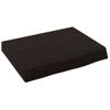 Encimera Baño Madera Maciza Tratada Marrón Oscuro 40x30x(2-6)cm Vidaxl