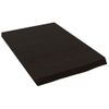 Encimera De Baño Madera Tratada Marrón Oscuro 40x60x(2-4) Cm Vidaxl