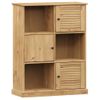 Librería Vigo Madera Maciza De Pino 90x35x114,5 Cm Vidaxl