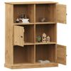 Librería Vigo Madera Maciza De Pino 90x35x114,5 Cm Vidaxl