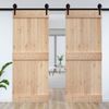 Puerta Narvik Madera Maciza Pino 95x210 Cm Vidaxl