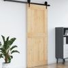 Puerta Narvik Madera Maciza Pino 95x210 Cm Vidaxl