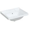 Lavabo De Baño Rectangular Cerámica Blanco 61x48x23 Cm Vidaxl