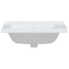 Lavabo De Baño Rectangular Cerámica Blanco 61x48x19,5 Cm Vidaxl