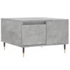 Mesa De Centro Madera Contrachapada Gris Hormigón 55x55x36,5 Cm Vidaxl