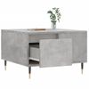 Mesa De Centro Madera Contrachapada Gris Hormigón 55x55x36,5 Cm Vidaxl