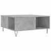 Mesa De Centro Madera Contrachapada Gris Hormigón 80x80x36,5 Cm Vidaxl