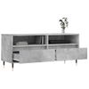 Mueble De Tv Madera Contrachapada Gris Hormigón 100x34,5x44,5cm Vidaxl