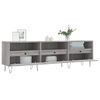 Mueble Para Tv Madera Contrachapada Gris Sonoma 150x30x44,5 Cm Vidaxl