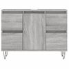 Mueble De Baño Madera De Ingeniería Gris Sonoma 80x33x60 Cm Vidaxl