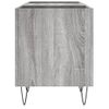 Mueble Para Discos Madera Contrachapada Gris Sonoma 121x38x48cm Vidaxl