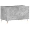 Mueble Discos Madera Contrachapada Gris Hormigón 74,5x38x48 Cm Vidaxl