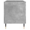 Mueble Discos Madera Contrachapada Gris Hormigón 74,5x38x48 Cm Vidaxl