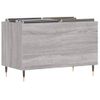 Mueble Discos Madera Contrachapada Gris Sonoma 74,5x38x48 Cm Vidaxl