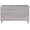 Mueble Discos Madera Contrachapada Gris Sonoma 74,5x38x48 Cm Vidaxl