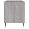 Mueble Discos Madera Contrachapada Gris Sonoma 74,5x38x48 Cm Vidaxl