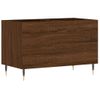 Mueble Discos Madera Contrachapada Roble Marrón 74,5x38x48 Cm Vidaxl