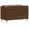 Mueble Discos Madera Contrachapada Roble Marrón 74,5x38x48 Cm Vidaxl