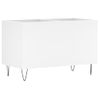 Mueble Para Discos Madera Contrachapada Blanco 74,5x38x48 Cm Vidaxl