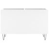 Mueble Para Discos Madera Contrachapada Blanco 74,5x38x48 Cm Vidaxl