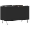 Mueble Para Discos Madera Contrachapada Negro 74,5x38x48 Cm Vidaxl