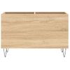 Mueble Discos Madera Contrachapada Roble Sonoma 74,5x38x48 Cm Vidaxl