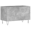 Mueble Discos Madera Contrachapada Gris Hormigón 74,5x38x48 Cm Vidaxl