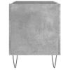 Mueble Discos Madera Contrachapada Gris Hormigón 74,5x38x48 Cm Vidaxl