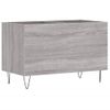 Mueble Discos Madera Contrachapada Gris Sonoma 74,5x38x48 Cm Vidaxl