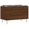 Mueble Discos Madera Contrachapada Roble Marrón 74,5x38x48 Cm Vidaxl