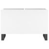 Mueble Para Discos Madera Contrachapada Blanco 74,5x38x48 Cm Vidaxl