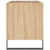 Mueble Discos Madera Contrachapada Roble Sonoma 74,5x38x48 Cm Vidaxl