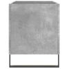 Mueble Discos Madera Contrachapada Gris Hormigón 74,5x38x48 Cm Vidaxl