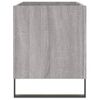 Mueble Discos Madera Contrachapada Gris Sonoma 74,5x38x48 Cm Vidaxl